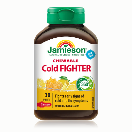 Jamieson 抗击感冒胶囊，30粒咀嚼片