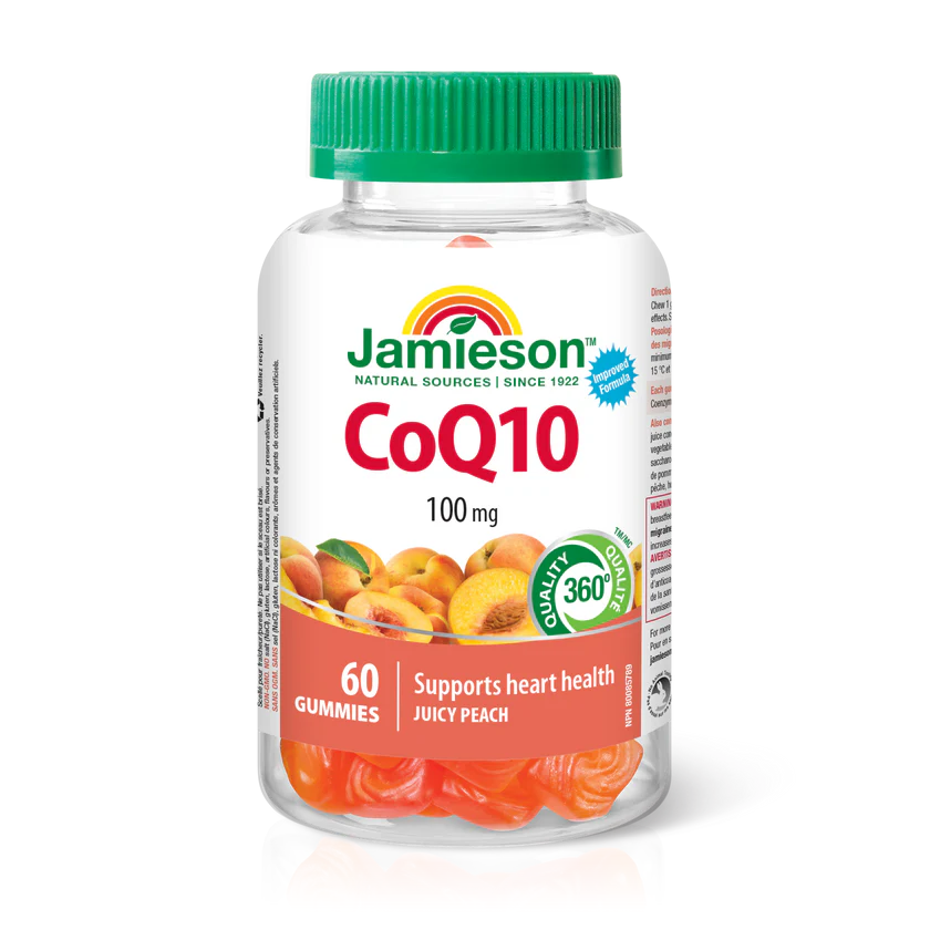 Jamieson 輔酶Q10，100毫克，60粒软糖
