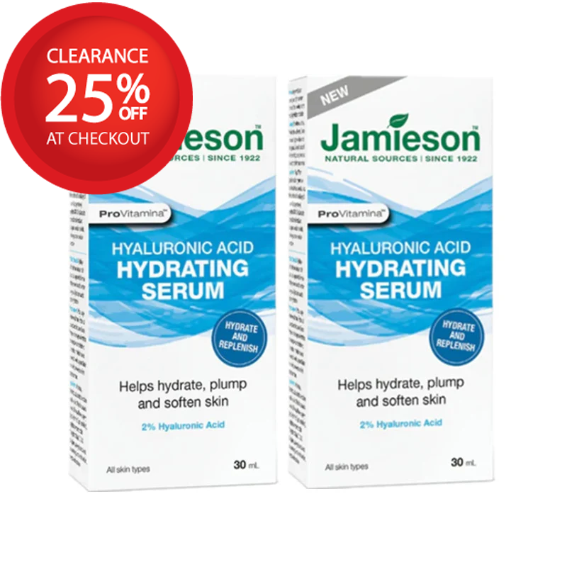 Jamieson Hyluronic Acid Hydrating Serum 30 ml Clearance price Canadian label