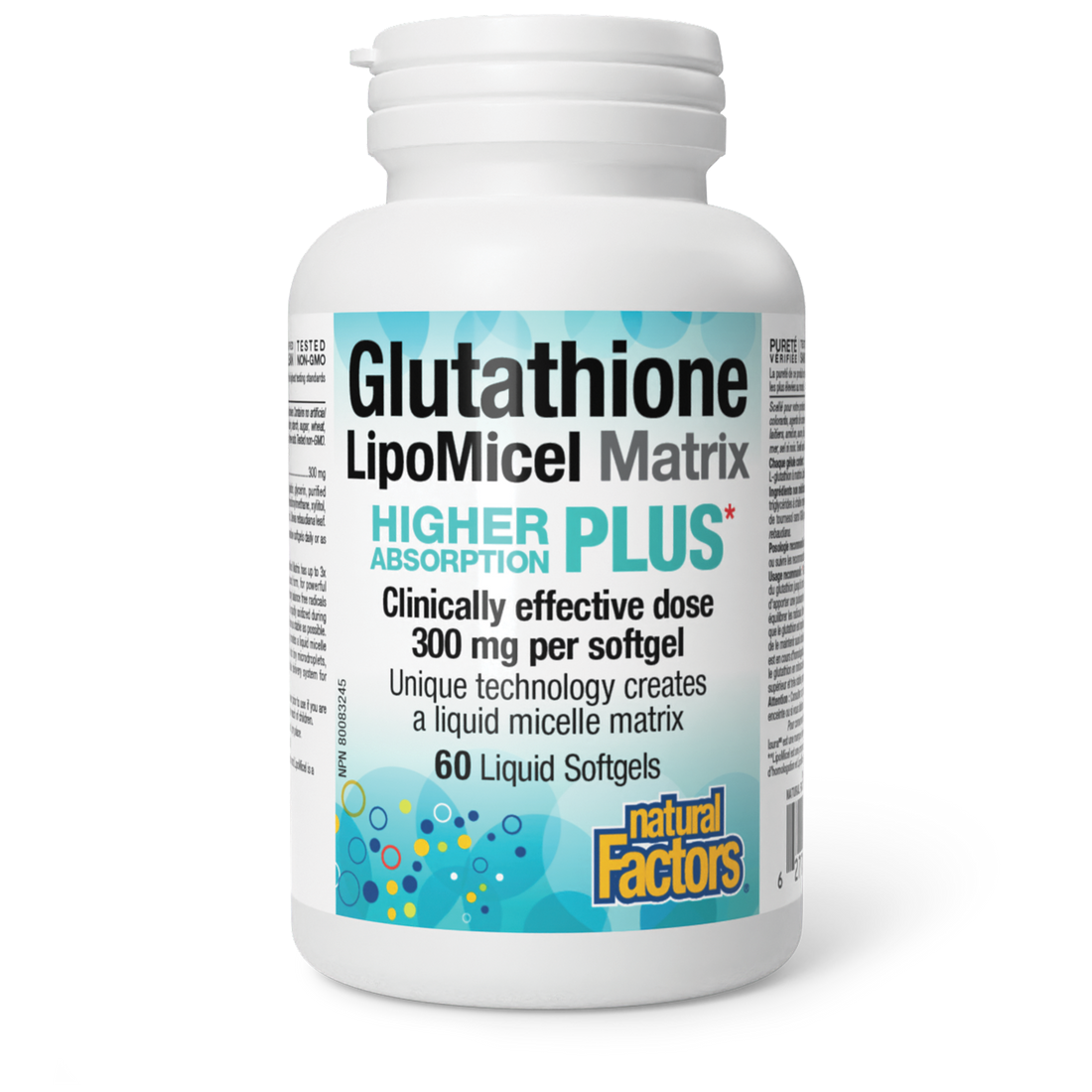 Natural Factors Glutathione LipoMicel 300 mg Natural Vitamin Direct Inc