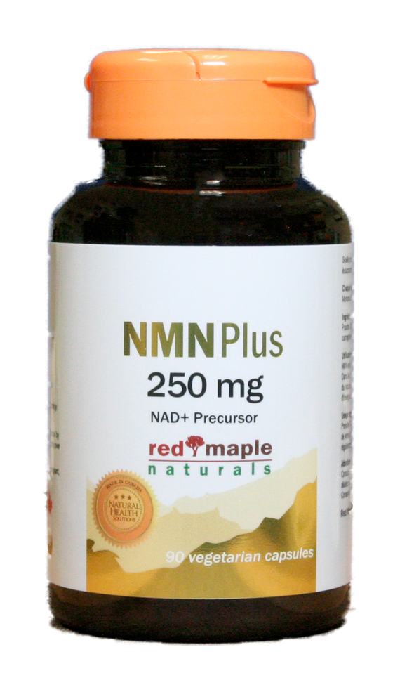 Red Maple Naturals NMN Plus, 250mg, 90 Vegetarian capsules