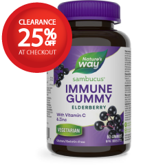 【clearance】Nature's Way Sambucus Immune Support, Original Gummies, 60 gummies Exp: 4/30/2027