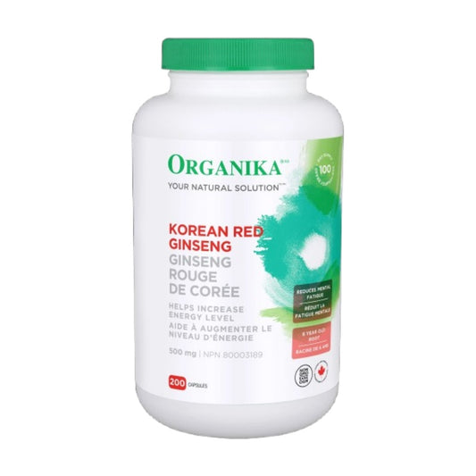 Organika 韩国红参（提高能量/免疫力） 500mg， 200 粒胶囊