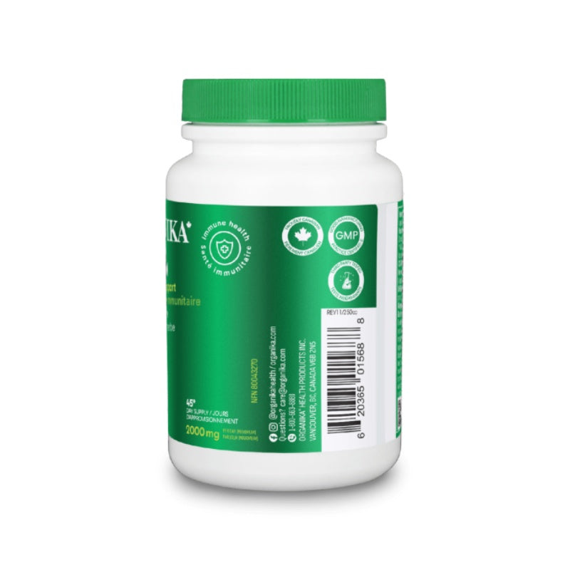 [優惠組合] 6瓶x Organika 牛初乳 500 毫克，90 粒