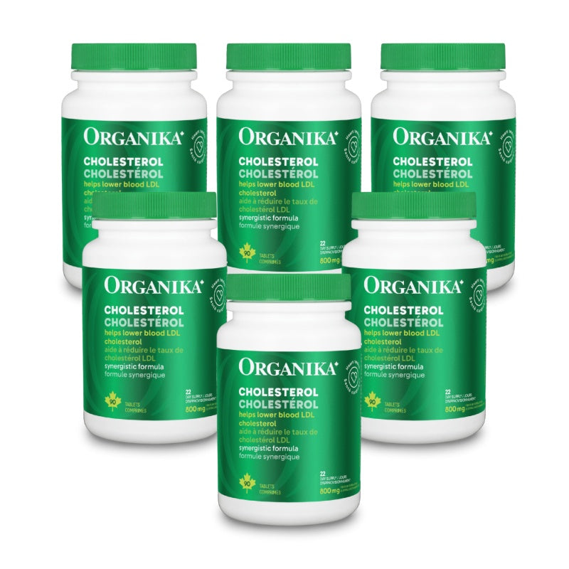 [优惠组合] 6瓶 X Organika 降胆固醇专利配方，90片