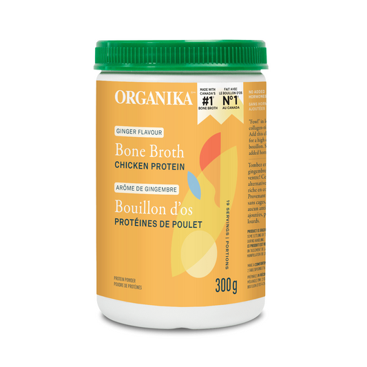 Organika Chicken Bone Broth Ginger Protein Powder 300g