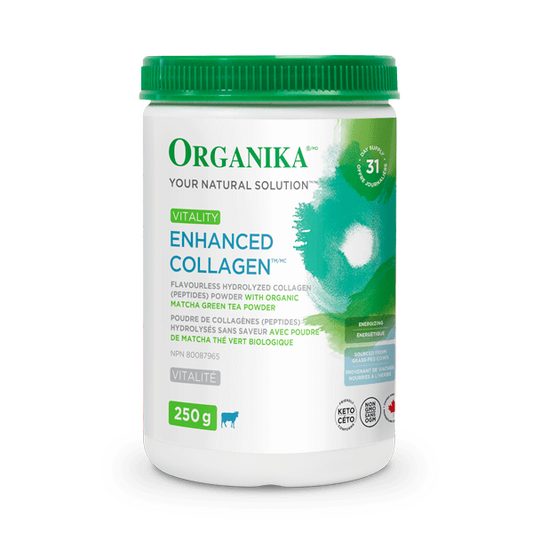 Organika Enhanced Collagen Vitality Matcha 250g