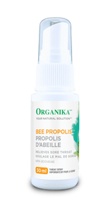 [Clearance] Organika Bee Propolis Throat Spray (Alcohol Base) 30mL EXP 09/2024