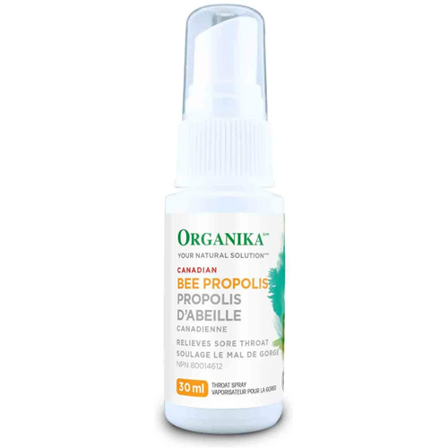 Organika Bee Propolis Throat Spray Alcohol Free 30 ml