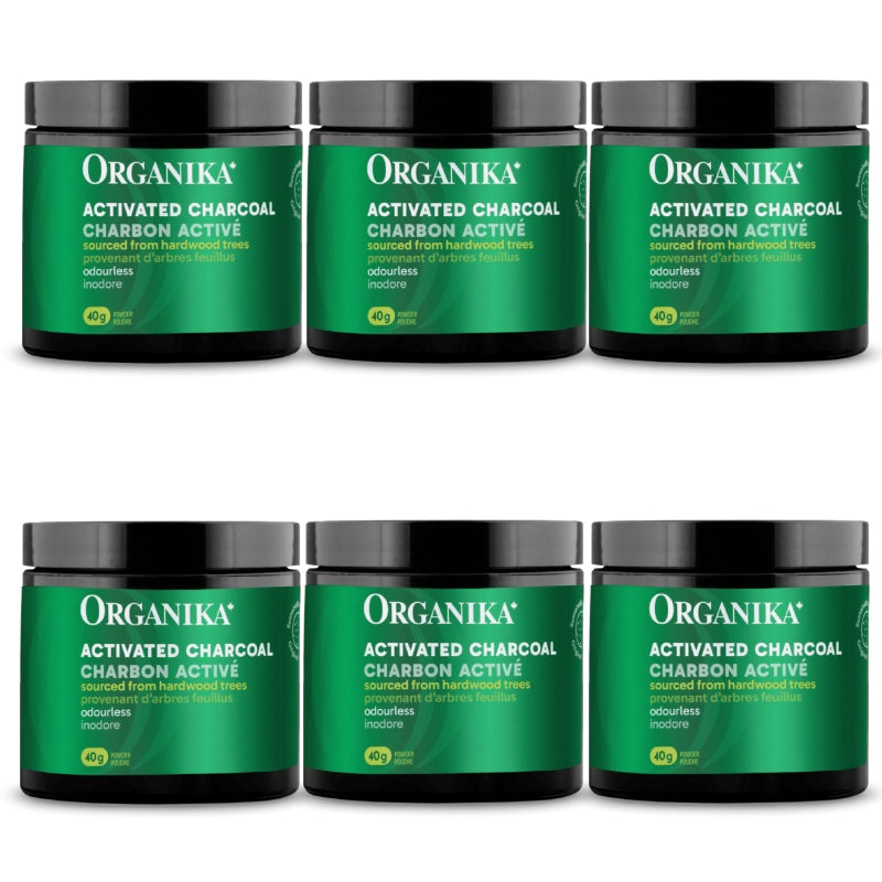 [優惠組合] 6瓶x Organika 活性碳粉 40g