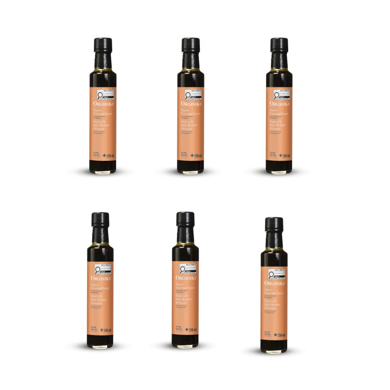 [優惠組合] 6瓶x Organika 椰子調味醬（醬油替代品），250ml