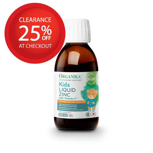 【clearance】Organika Kids Liquid Zinc with Vitamin C 100ml Exp: 05/2027