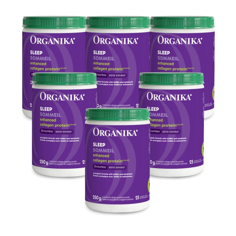 [優惠組合] 6瓶x Organika 助眠強效膠原蛋白，250g