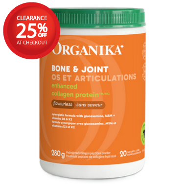【clearance】Organika Enhanced Collagen™ Bone & Joint 280g Exp: Aug 2027