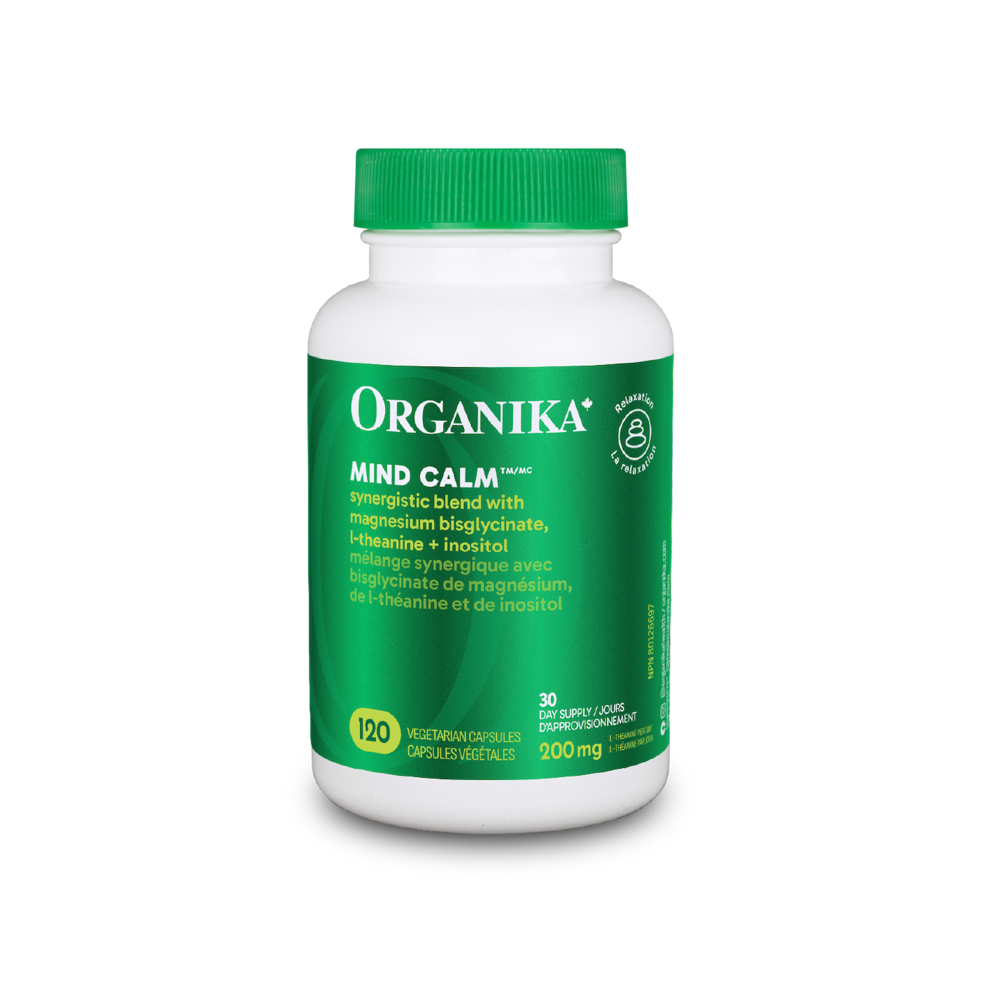Organika Mind Calm 120 Vcaps
