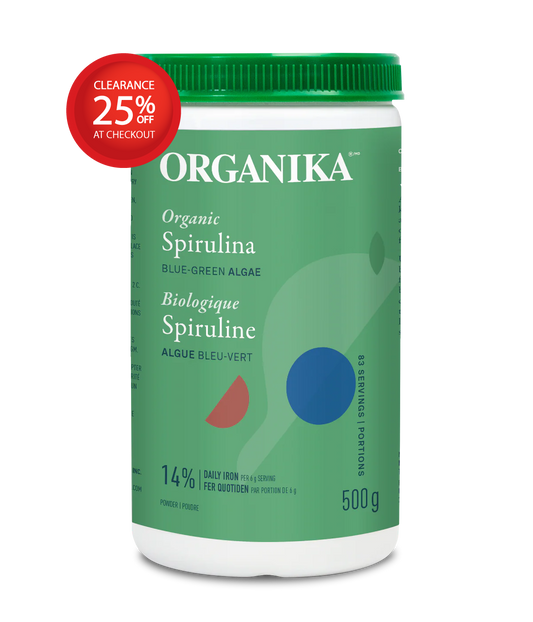Organika 天然有机螺旋藻粉, 500克