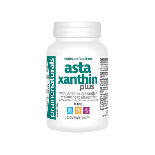 Prairie Naturals Astaxanthin Plus with Lutein and Zeaxanthin 120 softgels