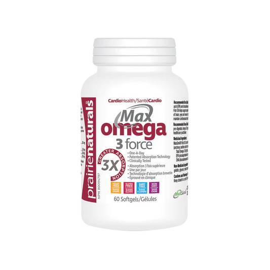 Prairie Naturals MaxOmega-3-Force 60 softgels