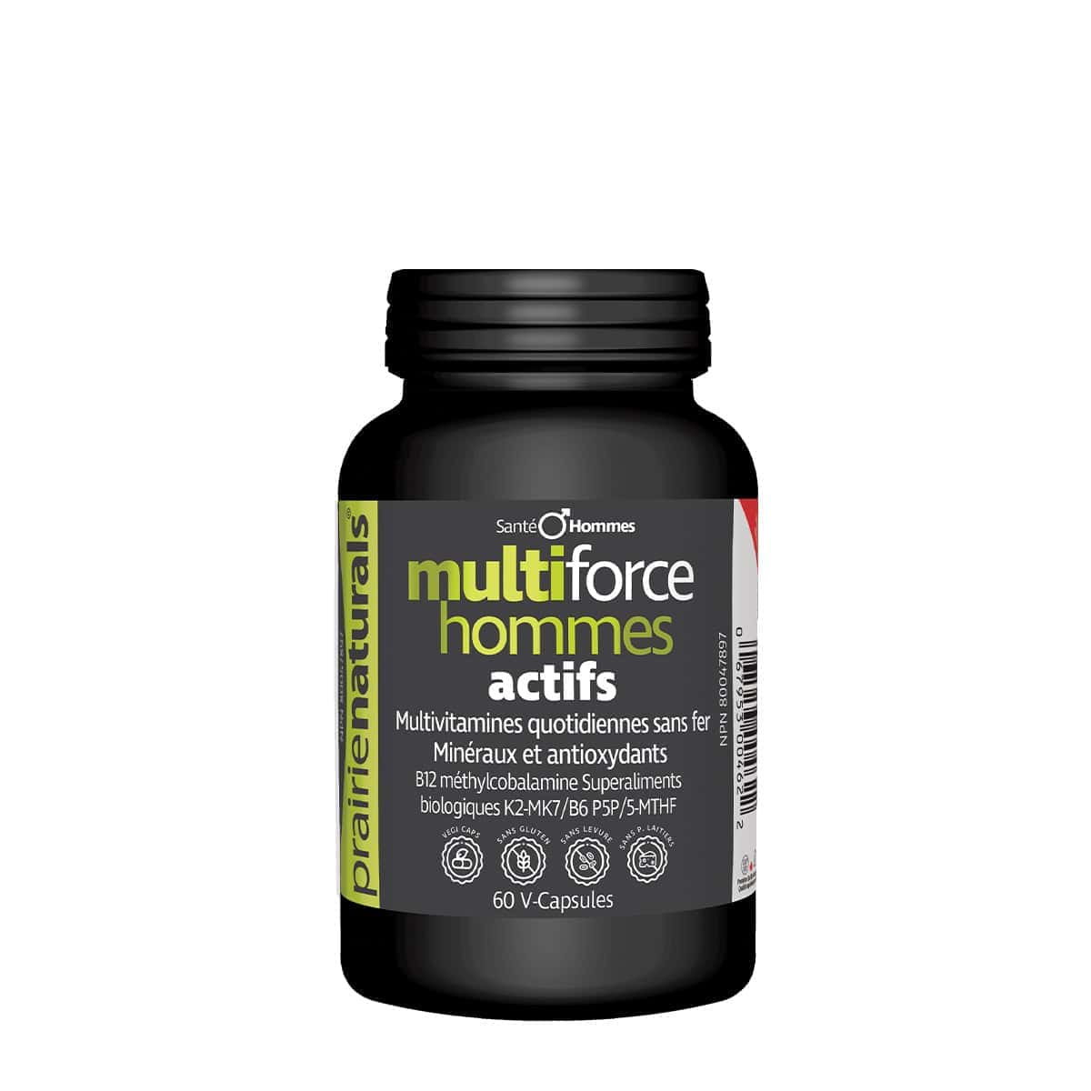 Prarie Naturals 男士健康多效活性膠囊 60 顆素食膠囊