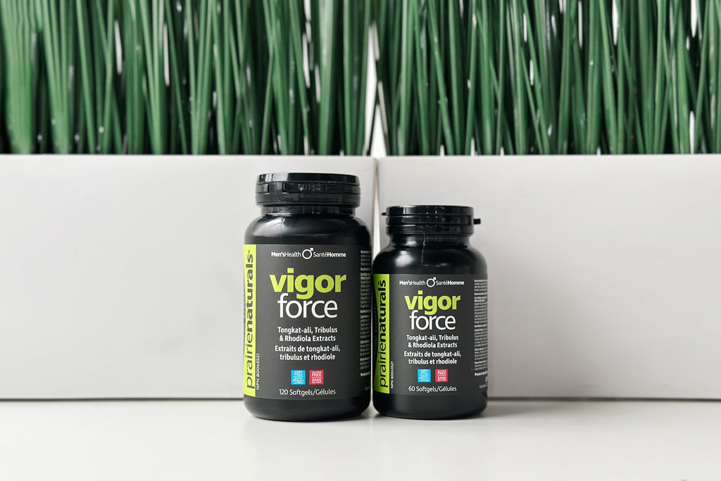 Prairie Naturals Vigor-Force bottles