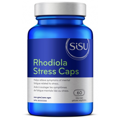 SISU Rhodiola Stress Caps 250mg, 60 vcaps