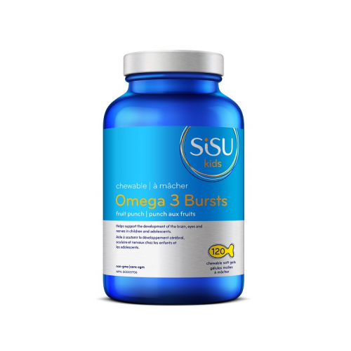 SISU兒童Omega-3魚油，120粒 咀嚼軟膠囊