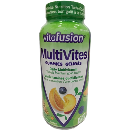 Vitafusion成人复合维生素软糖，250粒