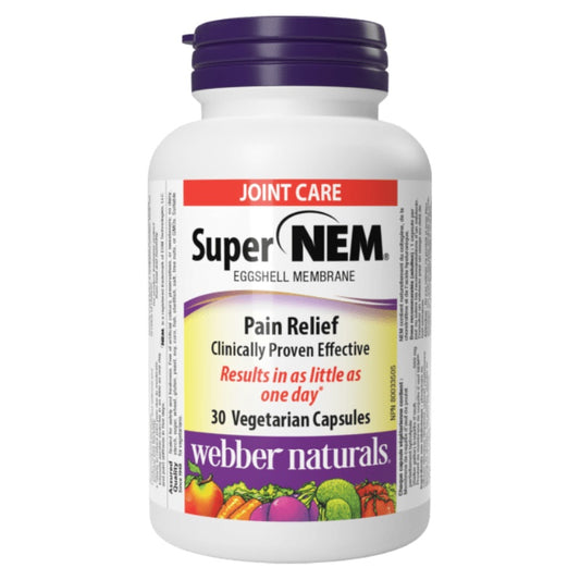 Webber Naturals NEM®天然蛋殼膜 500 mg, 30粒素食膠囊
