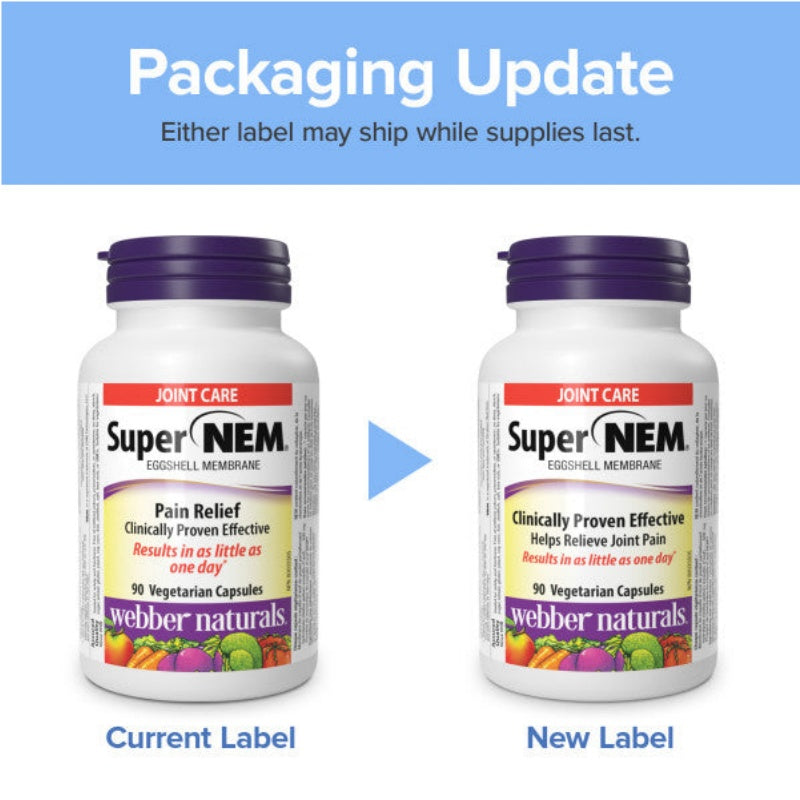 Webber Naturals NEM 500mg Eggshell Membrane 90 caps