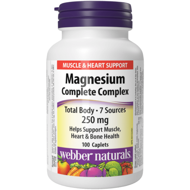 Webber Naturals Magnesium Complete Complex, 100 Caplets