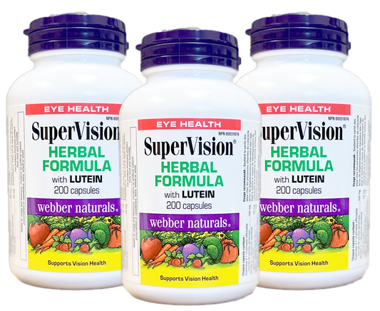 [Bonus Bundle] Webber Naturals SuperVision Herbal Formula with Lutein, Special , 3x200 caps Bundle Exp:Nov2026