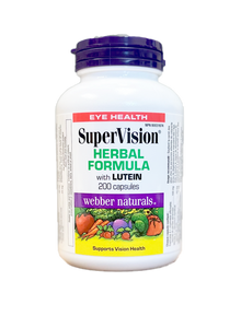 Webber Naturals Supervision Herbal Formula with Lutein 200 capsules