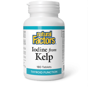 Natural Factors Iodine from Kelp, 180 tablets