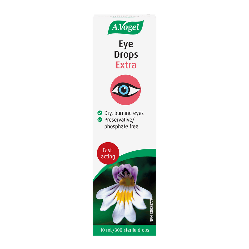 A.Vogel Eye Drops Extra - Fast Acting Long-lasting relief of dry, irritated, tired eyes 10mL