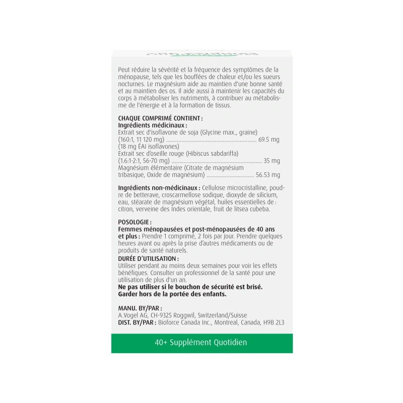 A.Vogel MenoSupport Complex 40+ Appropriate for all stages of menopause & bone health 60 Tabs