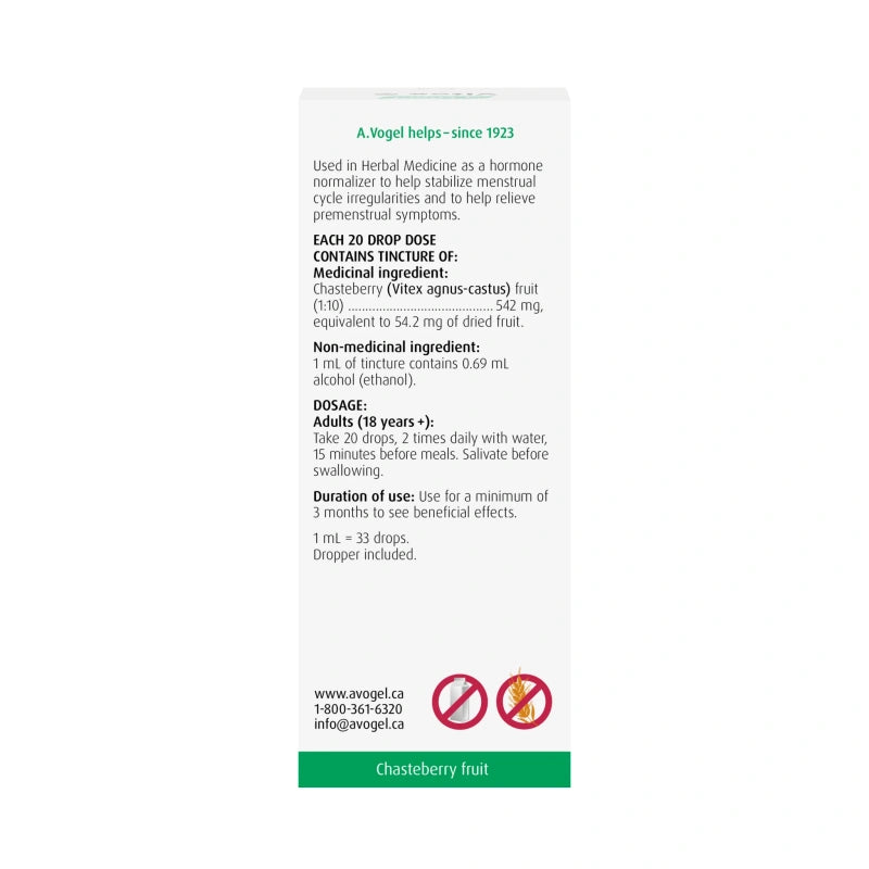 A.Vogel PMS Vitex Chasteberry (Vitex agnus-castus) - Hormone Normalizer 50 mL
