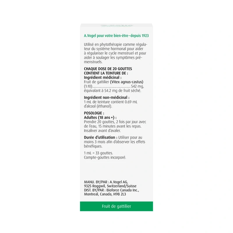 A.Vogel PMS Vitex Chasteberry (Vitex agnus-castus) - Hormone Normalizer 50 mL