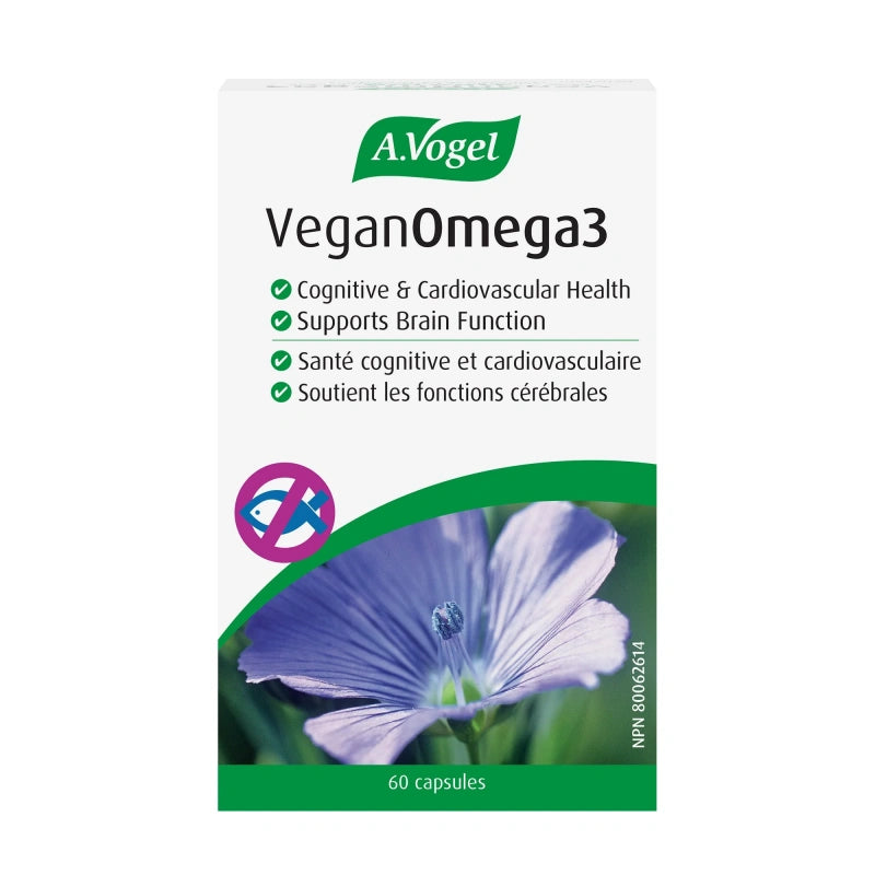 A.Vogel VeganOmega3 100% Vegan Capsules with no Fishy Aftertaste! 60 Caps