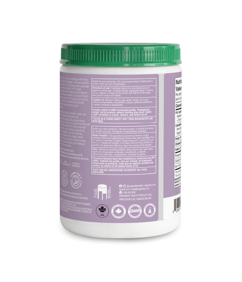 [優惠組合] 6瓶x Organika 牛骨薑味蛋白粉 300克