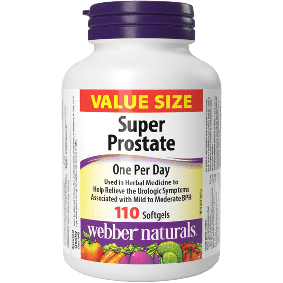 Webber Naturals Super Prostate One Per Day, 110 softgels