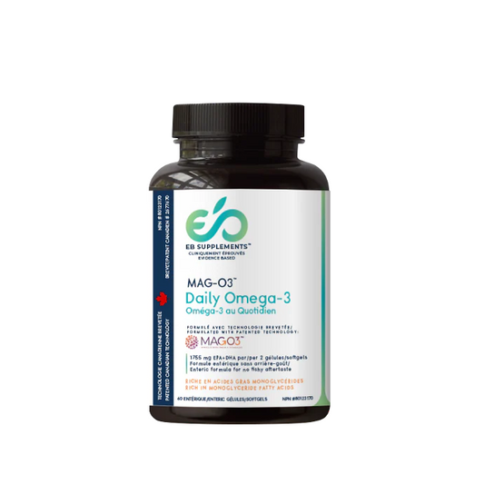 EVIDENCE BASED Daily Monoglyceride Omega-3 - MAG-O3 Healthy Aging  60 capsules