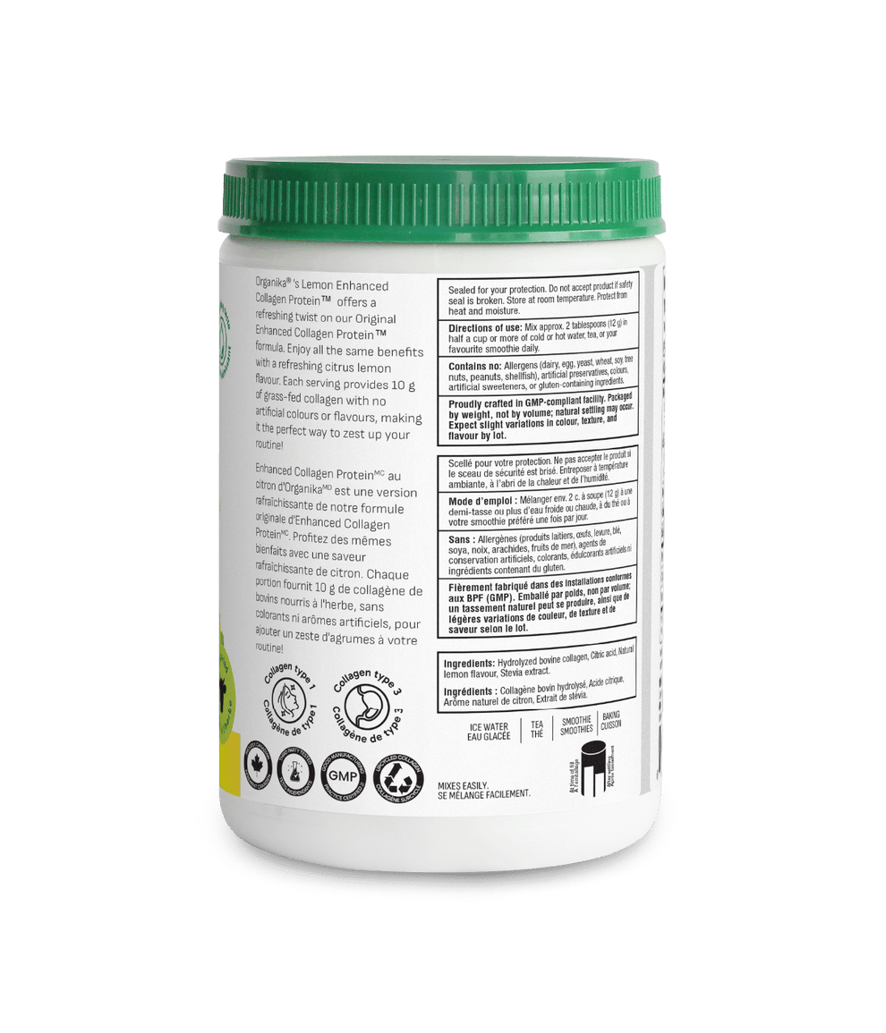 6x Organika 檸檬風味膠原蛋白粉 250g 組合包