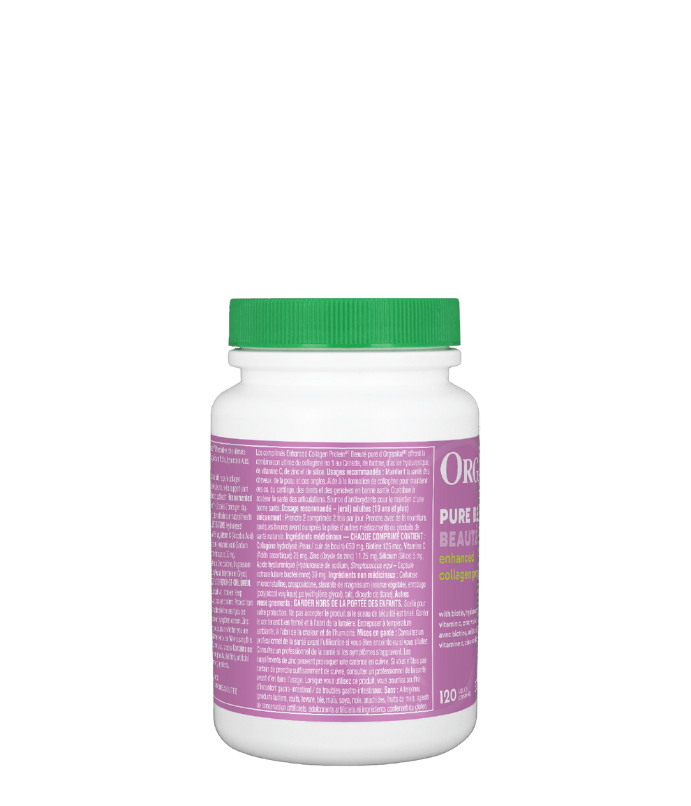 6x Organika Pure Beauty Enhanced Collagen 2600mg, 120 Tablets Bundle