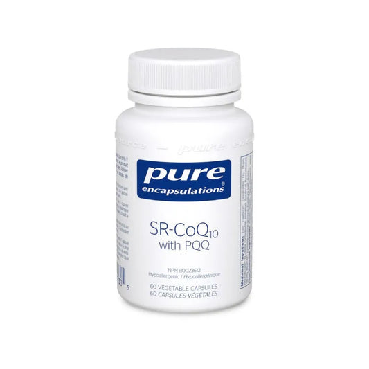 Pure Encapsulations, SR-CoQ10 with PQQ, 60 Vegetable Capsules