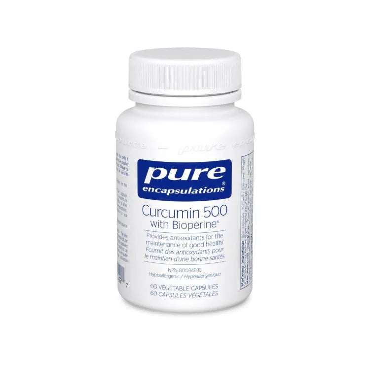 Pure Encapsulations, Curcumin 500 with Bioperine, 60 VCaps