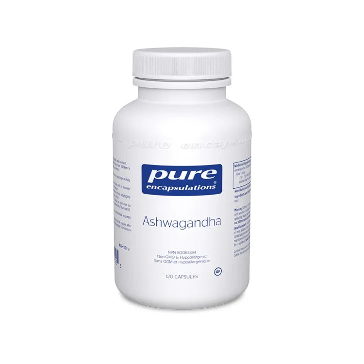 Pure Encapsulations, Ashwagandha, 120 Vegetarian Capsules  natvd.com