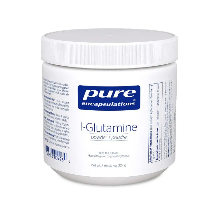 Pure Encapsulations, l-Glutamine powder, 227g