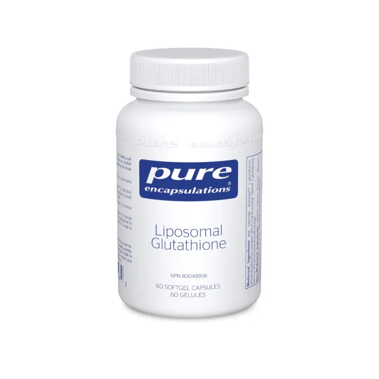 Pure Encapsulations Liposomal Glutathione Canadian label sold by natvd.com