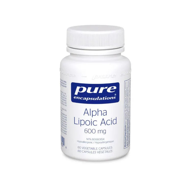 Pure encapsulations Alpha Lipoic Acid 600 mg sold by natvd.com