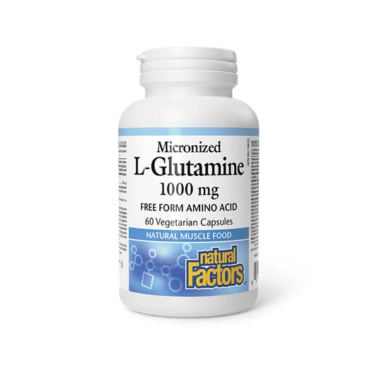 Natural Factors L-Glutamine 1000 mg 60 VCaps